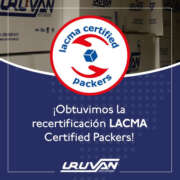 ¡Obtuvimos la recertificación LACMA Certified Packers!